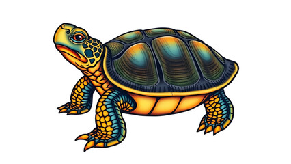 Obraz premium turtle isolated on white