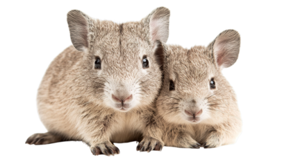 Cute animal companions studio background photography bright lighting close-up view adorable nature concept