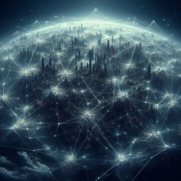 Void Lattice &ndash; A framework of dark matter threads used to anch