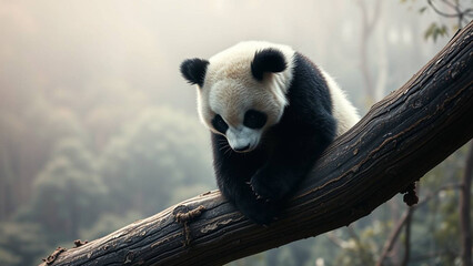 Fototapeta premium giant panda bear
