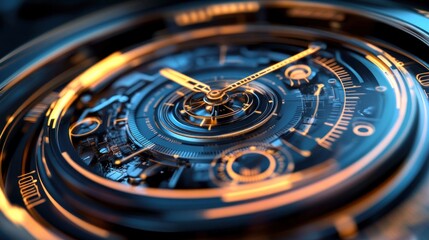 Futuristic Clockwork: A Masterpiece of Precision Engineering