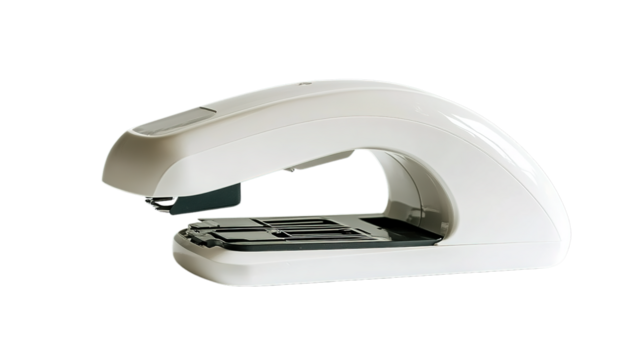Innovative office stapler professional product photography for enhanced workspace productivity