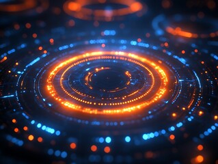 Futuristic Tech Interface