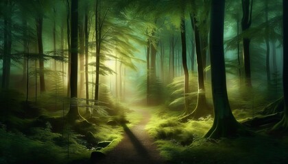 Fototapeta premium Gloamforest Lament