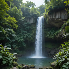 Fototapeta premium waterfall in the forest