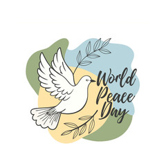 Dove of peace simple icon. Flying dove of peace icon art. Peace concept icon