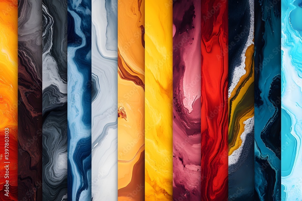 Poster abstract visions a dazzling array of unique background designs