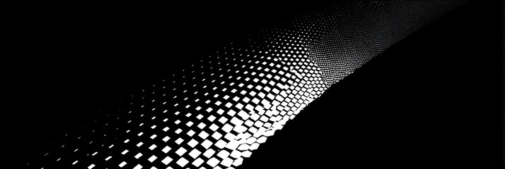 wavy hexagon halftone pattern 