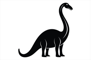 dinosaur sauropod silhouette © SKShagor