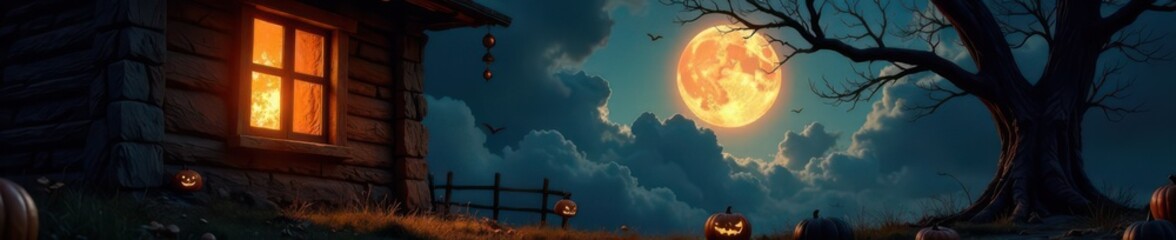 Ancient window, clawing hands emerge, Halloween , ominous, antique, haunted