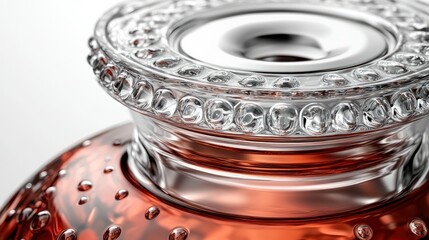 Ornate glass diffuser top