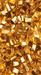 Golden Geometric Shapes in a Cluster