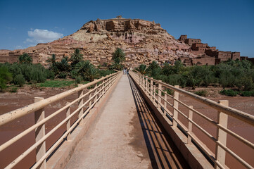Ajt Bin Haddu in MOROCCO - Fortification settlement ksar inscribed on the UNESCO World Heritage