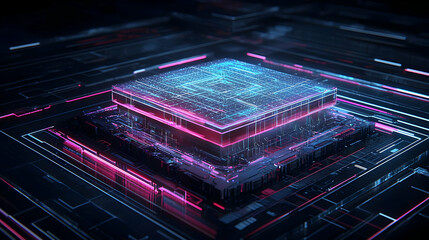 Advanced Futuristic Processor Chip Design