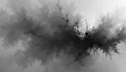 Abstract smoke patterns in digital art