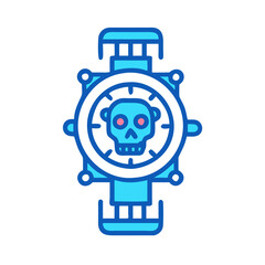 Fototapeta premium Unique Automatic Skeleton Watch Icon