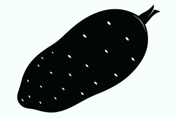 Colorful and clean vegetable vector illustration, ideal for food-related designs, healthy lifestyle promotions, restaurant menus, farm market branding, educational materials, and recipe graphics. Full