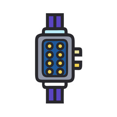  Elegant Compact LED Watch Design Icon