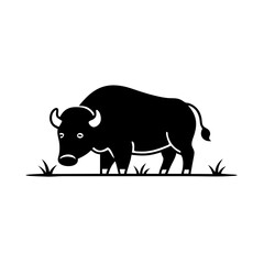 vector illustration of a rhino