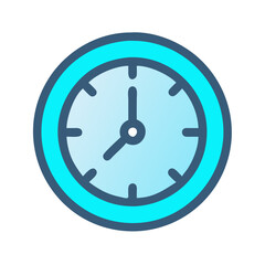  Glow in the Dark Clock Icon Design