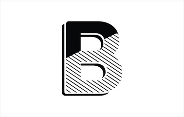 Creative And Modern B logo. Elegant Letter B logo Vector Template Initial Letter B Logo Design. 