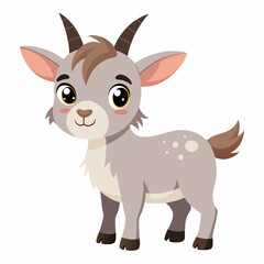 cute goat vector 
