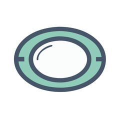  Oval Watch Icon Design