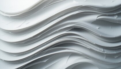 Obraz premium Dynamic paper texture close-up abstract photography minimalist environment high contrast lighting conceptual art for design projects