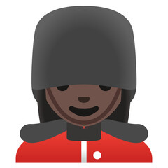 Woman Guard: Dark Skin Tone
