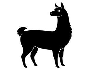 Alpaca Silhouette Vector Design, Alpaca SVG, Alpaca Icon