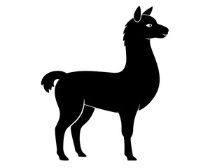 Alpaca Silhouette Vector Design, Alpaca SVG, Alpaca Icon