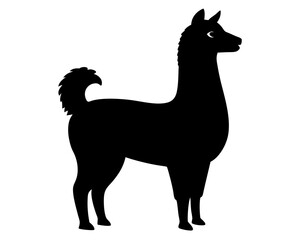 Alpaca Silhouette Vector Design, Alpaca SVG, Alpaca Icon