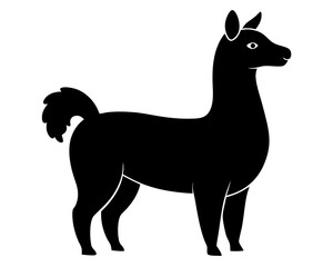 Alpaca Silhouette Vector Design, Alpaca SVG, Alpaca Icon
