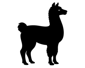 Alpaca Silhouette Vector Design, Alpaca SVG, Alpaca Icon