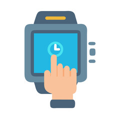  Chic Touch Screen Watch Illustration