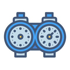  Triple Dial Chronograph Watch Icon