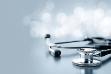 Medical Stethoscope on Desk