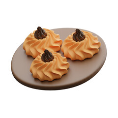 Cookies 3d illustration