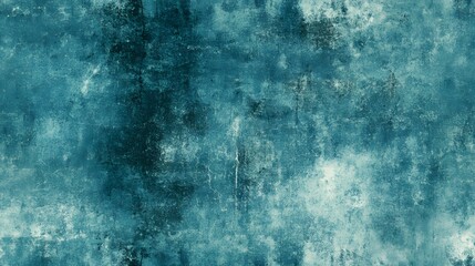 Obraz premium A teal-toned textured surface with variations in color and distressed effect.