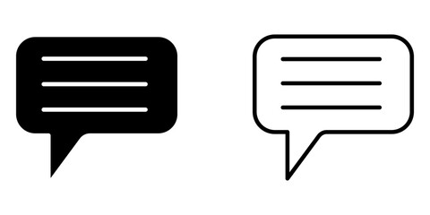  Speak bubble icon on white bacground