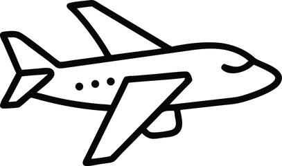 vector airplane icon