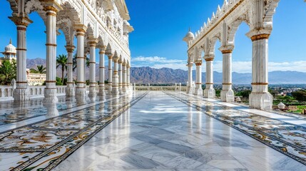 Fototapeta premium Majestic Marble Palace View