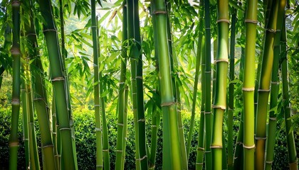 Obraz premium bunch of lucky bamboos