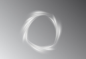 Obraz premium White Round Circle effect