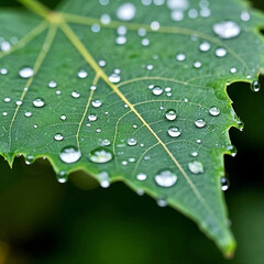 leaf macro nature water droplets