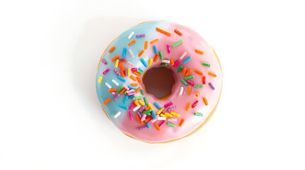 Donuts with Rainbow Sprinkles