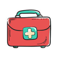 office first aid kit icon, office first aid kit vector illustration-simple illustration of office first aid kit, perfect for office first aid kit logos and icons