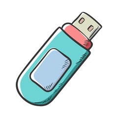 usb flash drive icon, usb flash drive vector illustration-simple illustration of usb flash drive, perfect for usb flash drive logos and icons