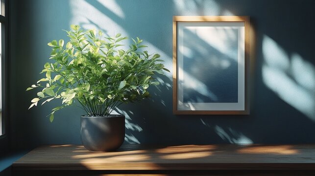 Serene and simple workspace environment designed for clarity and productivity with minimal clutter 