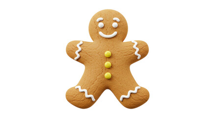 Isolated Gingerbread Man
